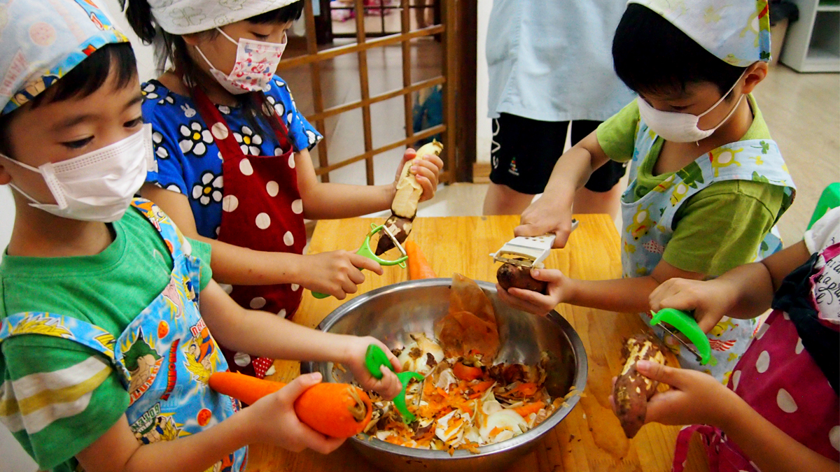年長お泊り保育⑤カレーを作りました。